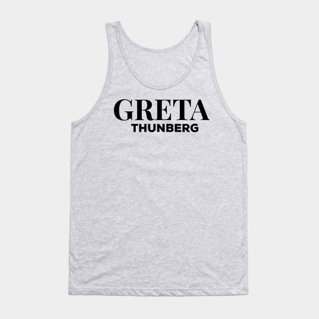 Greta Thunberg tshirt Tank Top by DavidAdel